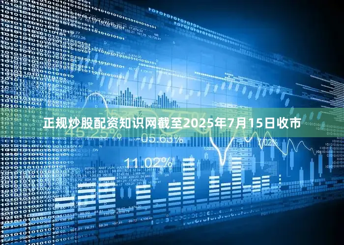 正规炒股配资知识网截至2025年7月15日收市