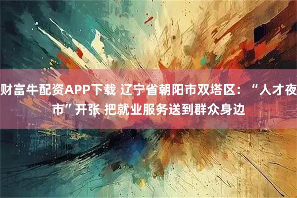 财富牛配资APP下载 辽宁省朝阳市双塔区：“人才夜市”开张 把就业服务送到群众身边