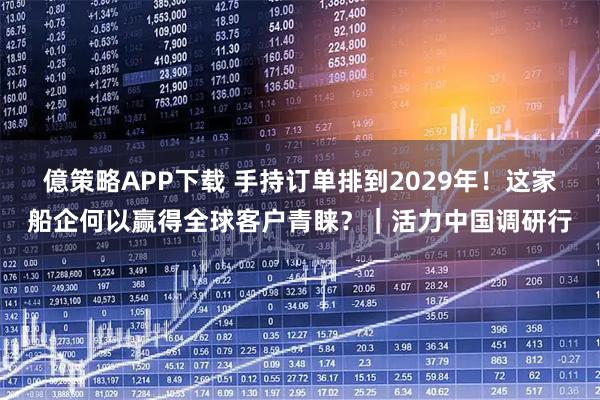 億策略APP下载 手持订单排到2029年！这家船企何以赢得全球客户青睐？｜活力中国调研行